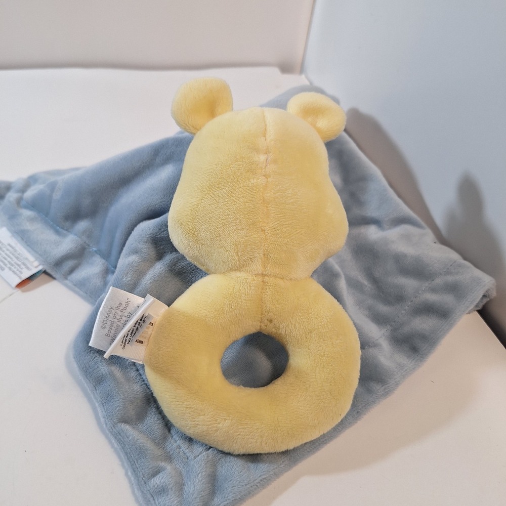 Disney Baby Winnie The Pooh Bear/ Security Blanket Lovey/ Raddle/ Eeyore Plush - Picture 8 of 16